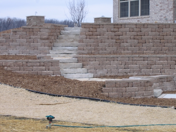 Fieldstone Retaining Wall Installation Mequon